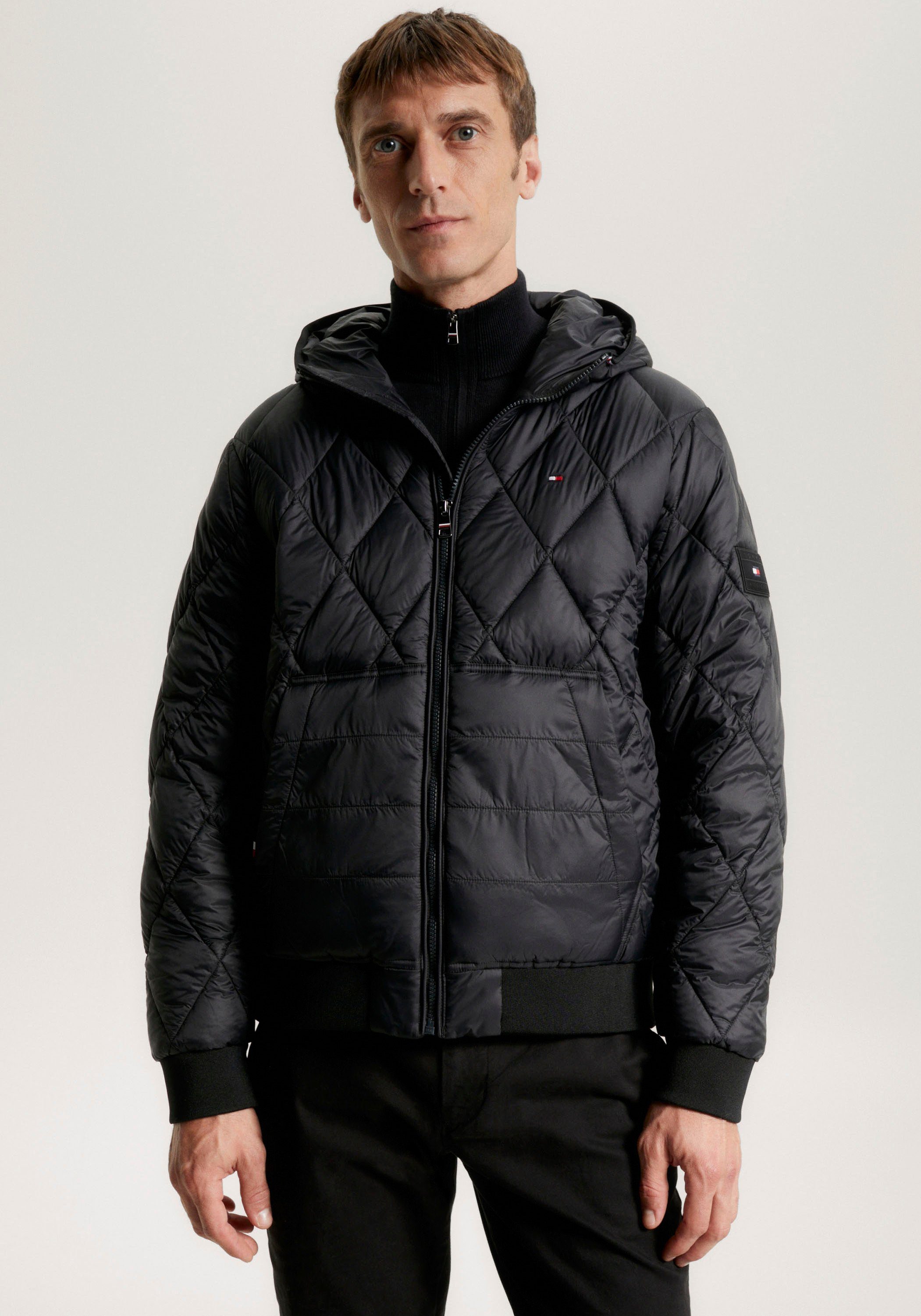 Tommy Hilfiger Steppjacke MIX QUILT RECYCLED Black