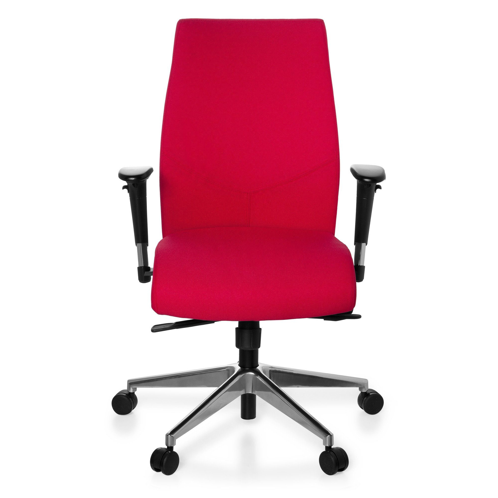 hjh OFFICE Drehstuhl Profi Bürostuhl PRO-TEC 250 Stoff (1 St), Schreibtischstuhl ergonomisch Rot