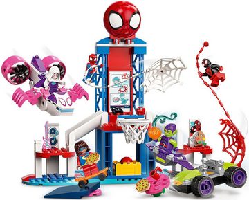 LEGO® Konstruktionsspielsteine Spider-Mans Hauptquartier (10784), LEGO® Marvel, (155 St)