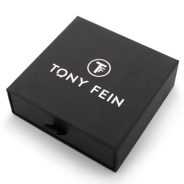 Tony Fein Silberkette Monte Carlo Kette Rund 8 mm Massiv 925 Sterlingsilber, Halskette Made in Italy für Herren