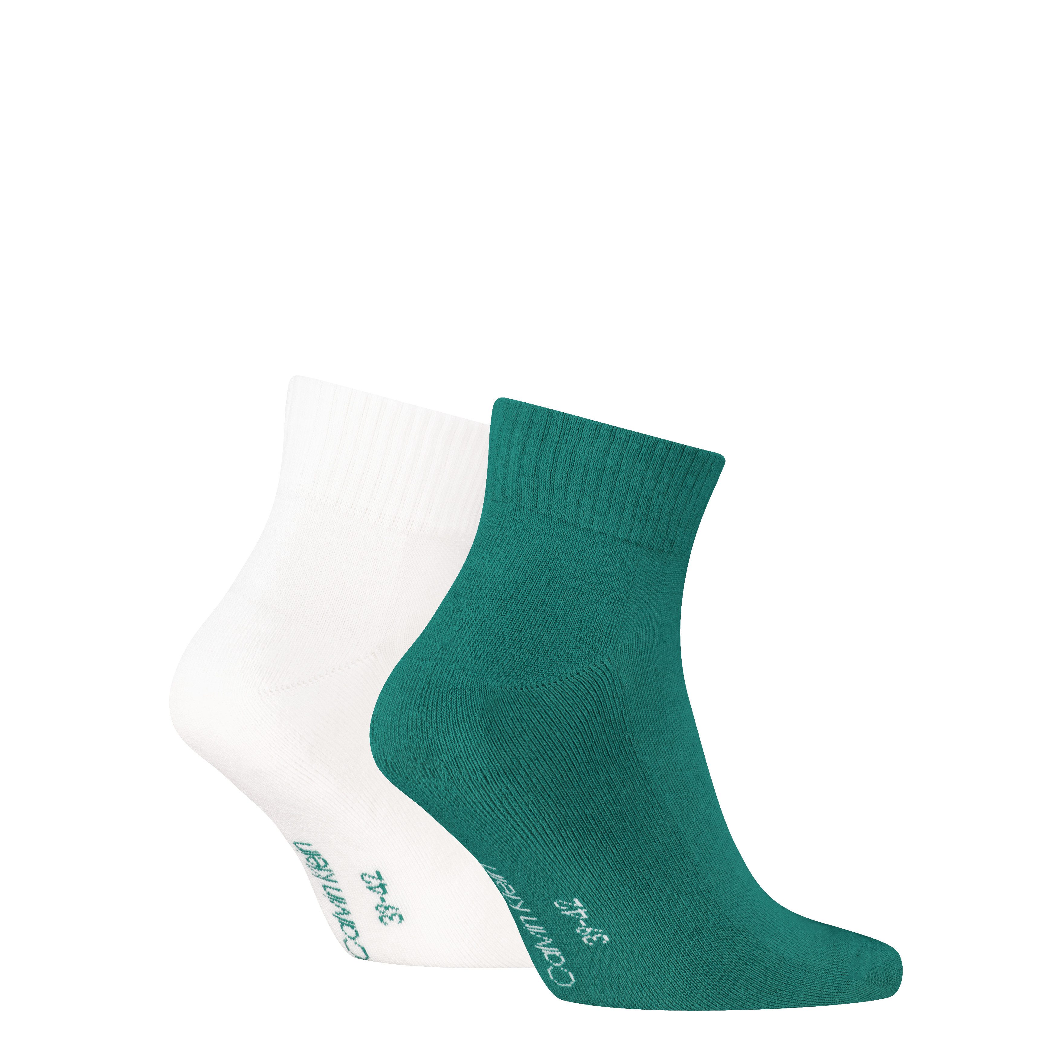 Calvin Klein Jeans Kurzsocken CKJ MEN QUARTER MONOGRAM (2 Paar) mit dezente günstig online kaufen