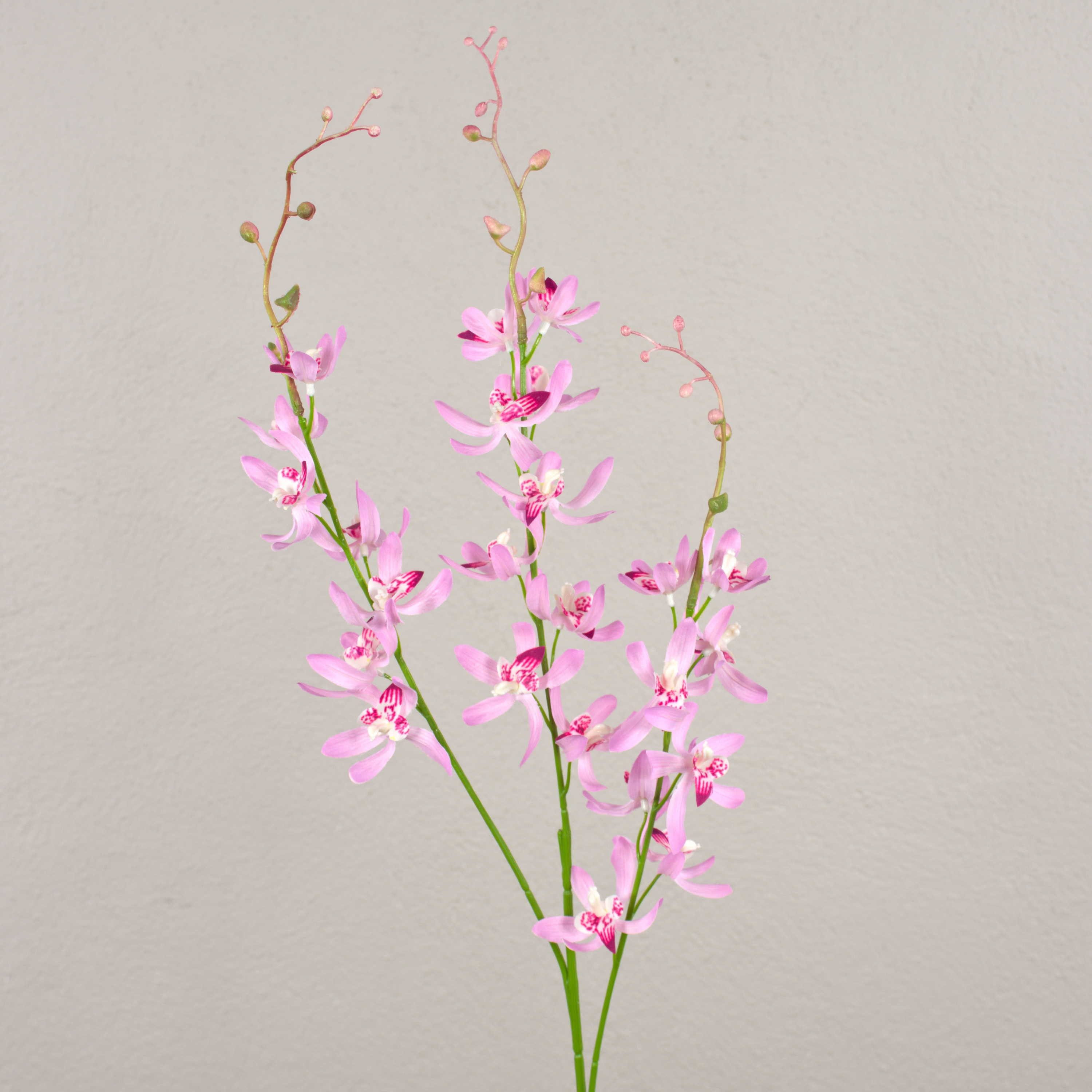 Kunstorchidee Künstliche Cymbidium Orchidee MONDEGO, rosa-pink, 95cm Orchidee (Orchidee cymbidium), artplants, Höhe 95.0 cm