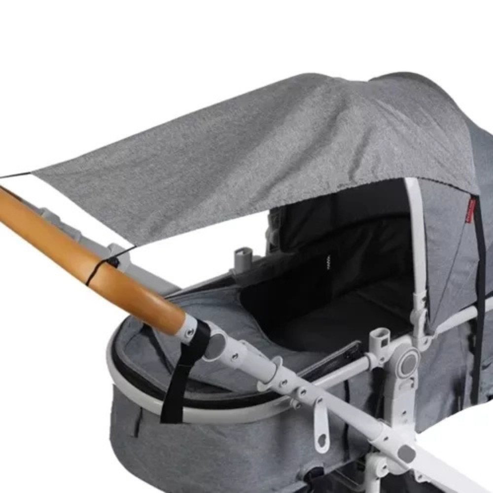 MALATEC Kinderwagenaufsatz Sonnenverdeck Kinderwagen, (1-tlg), Komfort beim Gehen auch bei schlechtem Wetter