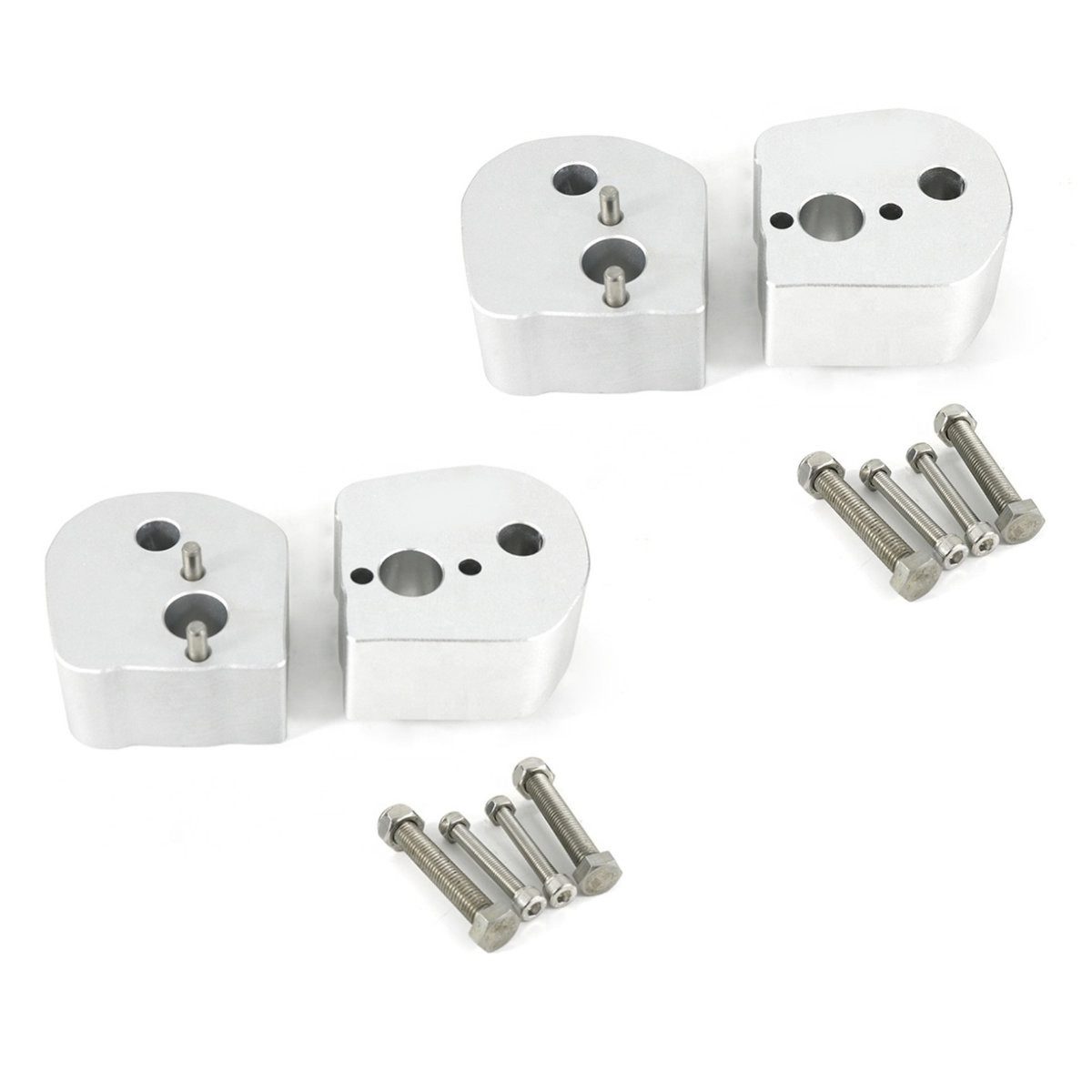 Tourtecs Sitzbank 2x Lenkererhöhung 25mm passend für Yamaha FJR 1300 06-20 Lenker Riser