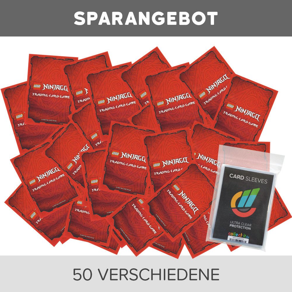 LEGO® Sammelkarte LEGO Ninjago Serie 5 Trading Cards 50 verschiedene Base Karten Deutsch