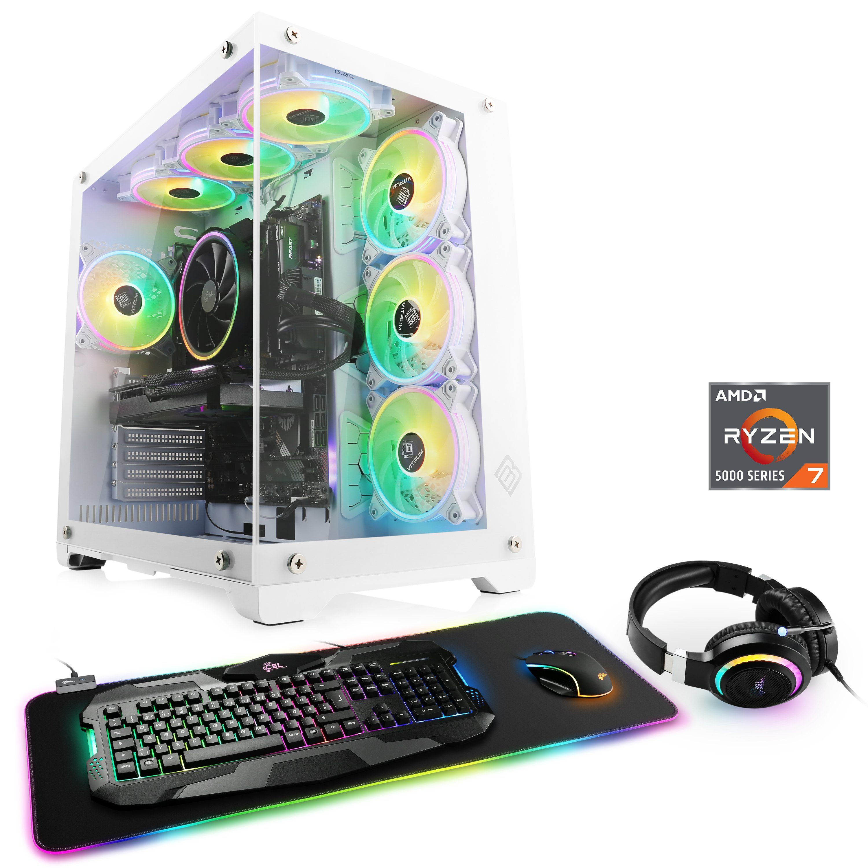 CSL Aerion A56116 Advanced Edition Gaming-PC (AMD Ryzen 7 5700X ...