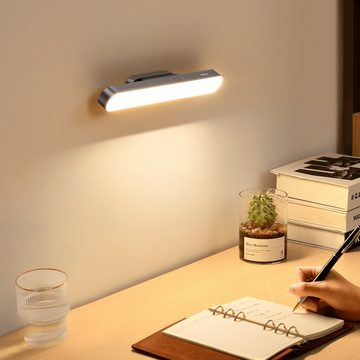 Baseus LED Lichtleiste Magnetische stufenlose Dimmung Lade-Schreibtischlampe Pro, LED fest integriert, Touch-Steuerung, 24 Stunden Batterielebensdauer
