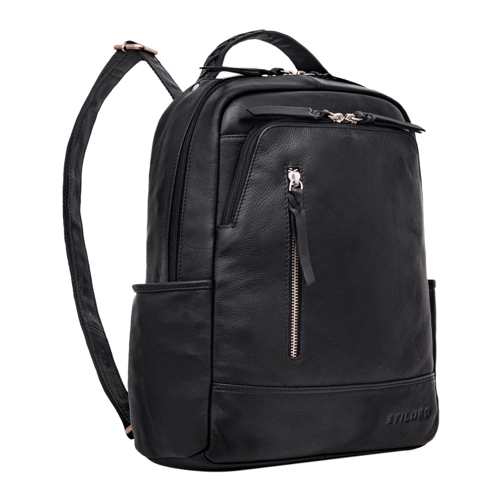 Notebook-Rucksack "Aiden" Moderner Vintage Leder Rucksack Unisex mittel-groß