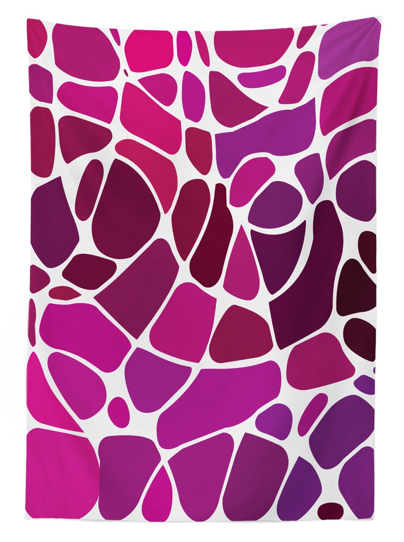 Waschbar und rosa Für Abakuhaus Bereich Lila Farbfest Klare den geeignet Tischdecke Außen Mosaik abstrakte Farben,