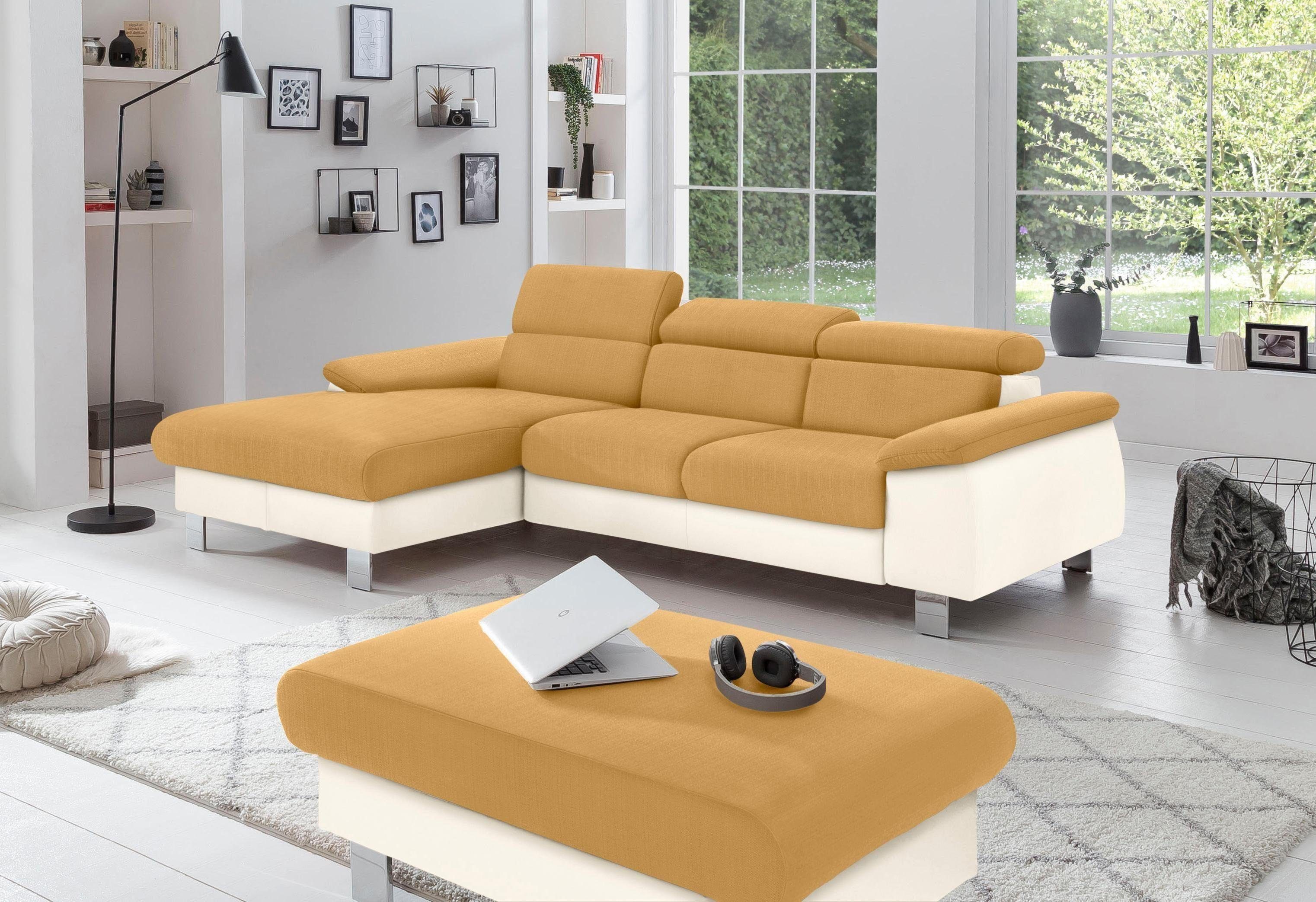 COTTA Polstergarnitur Komaris L-Form, (Set), Set bestehend aus: Ecksofa mit günstig online kaufen