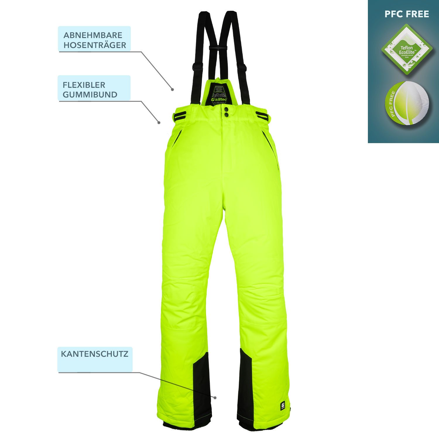 Killtec Skianzug für Jungen Alpin Skijacke + Skihose, wasserdicht - winddicht - atmungsaktiv - mit Schneefang