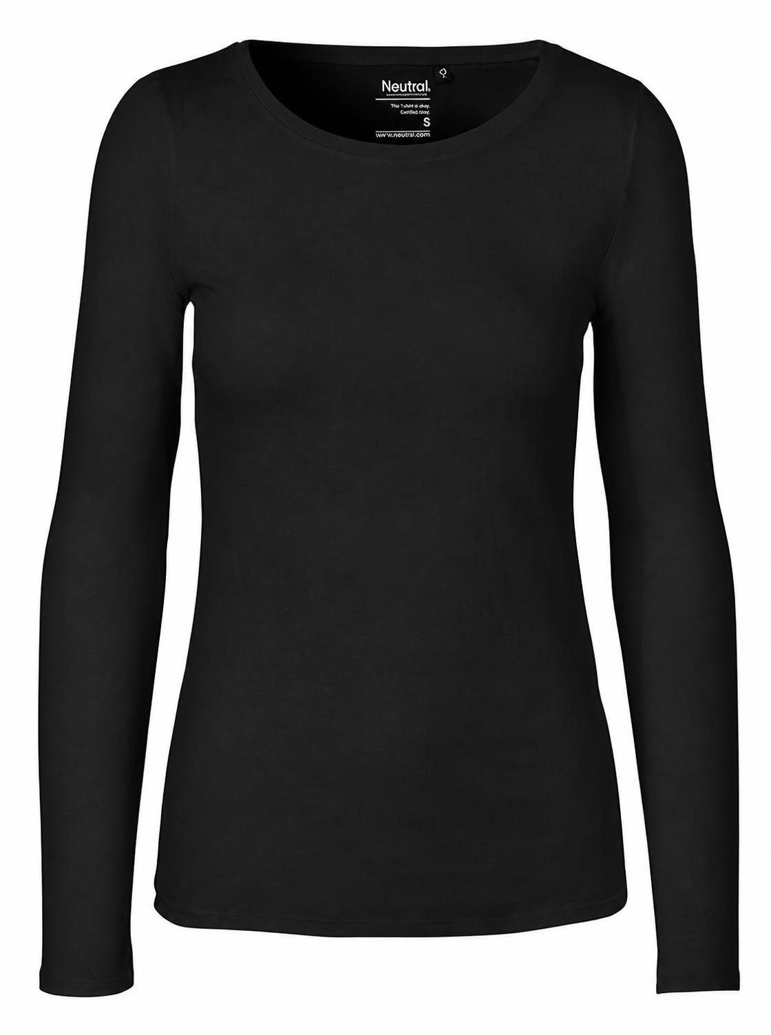Neutral Langarmshirt Damen Long Sleeve T-Shirt / 100% Fairtrade-Baumwolle
