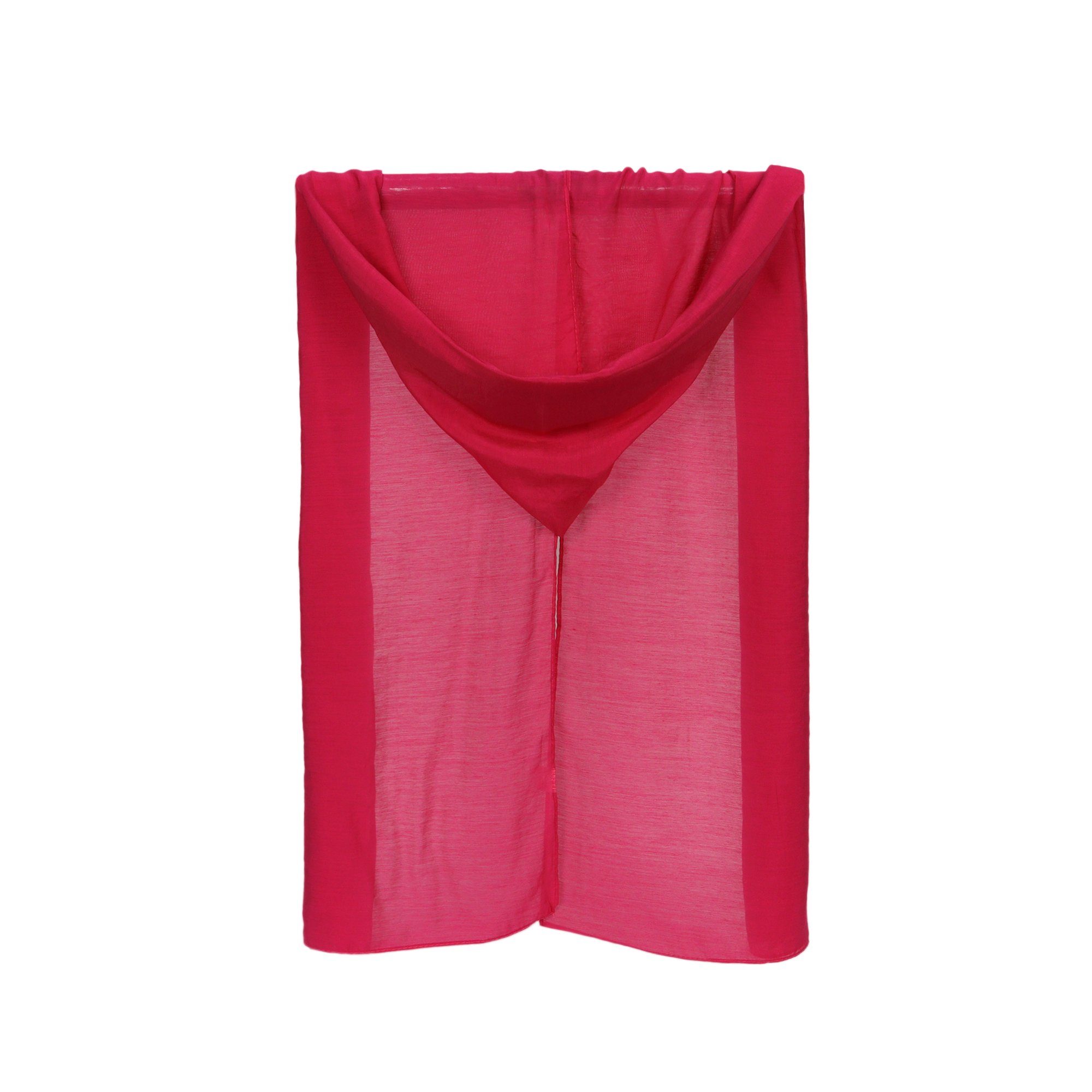 Modeschal Schal Uni pink ZEBRO