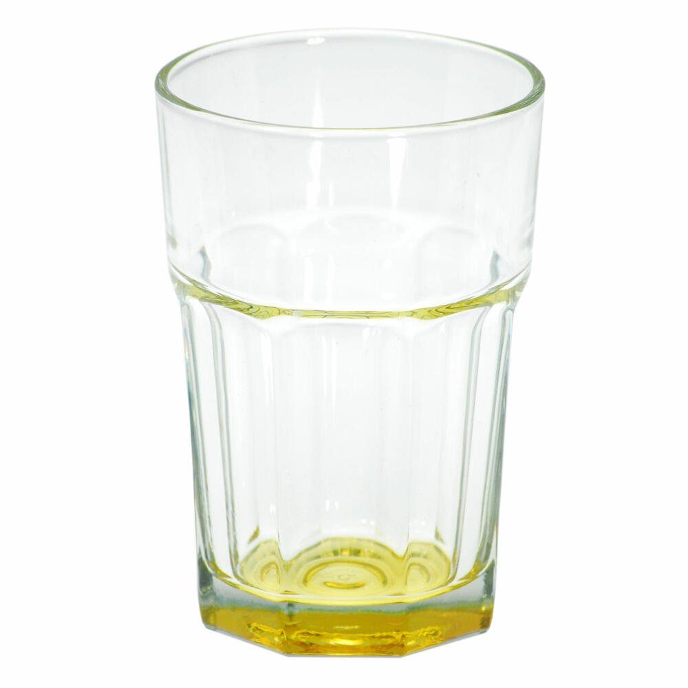 Latte-Macchiato-Glas Gelb, Glas