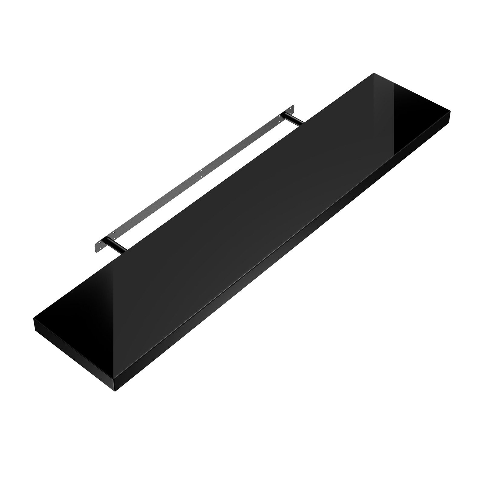 Casaria Wandboard, Schwarz Hängeregal mit Halterung günstig online kaufen