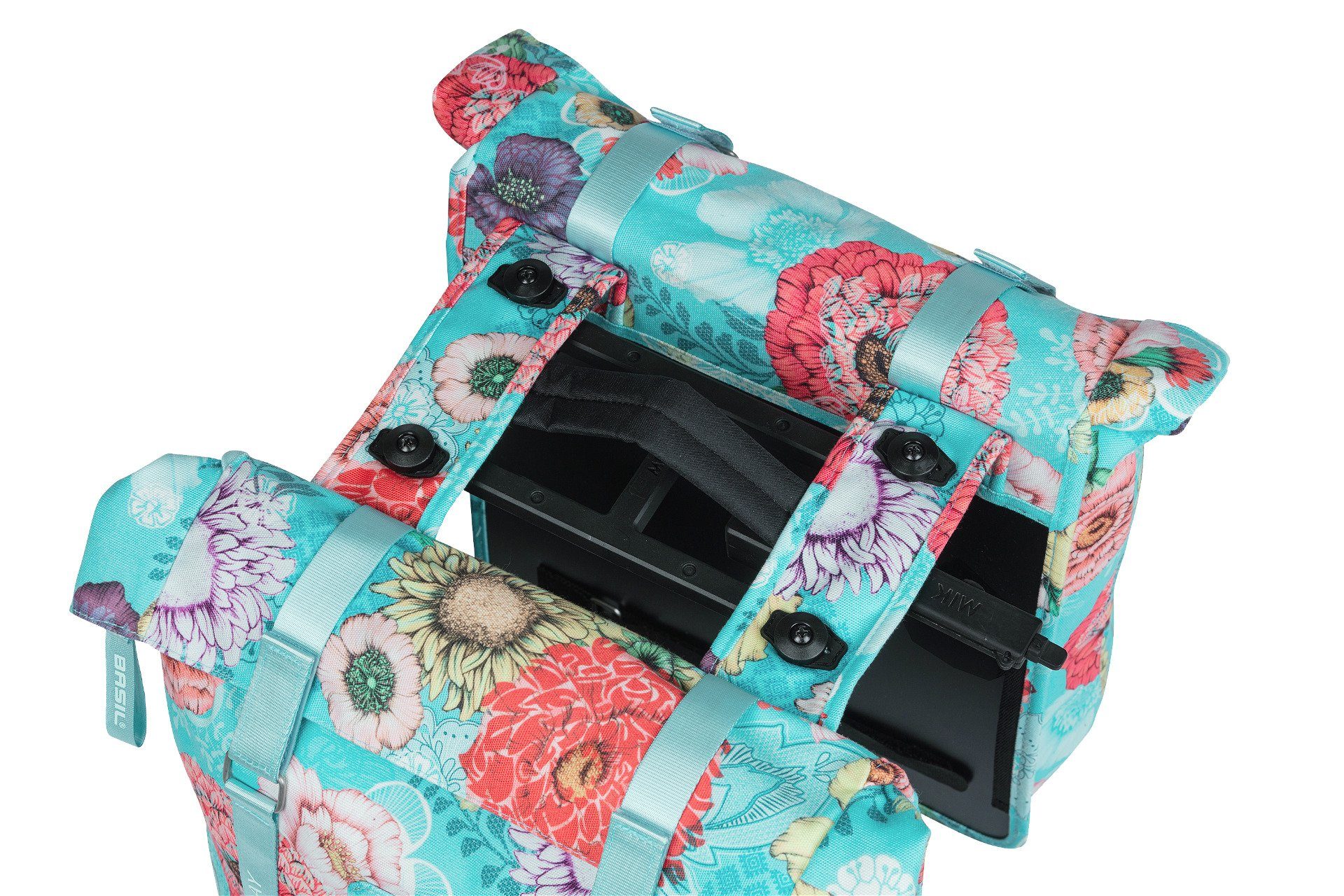 Basil Gepäckträgertasche, DoppelpacktascheBloom Field MIK