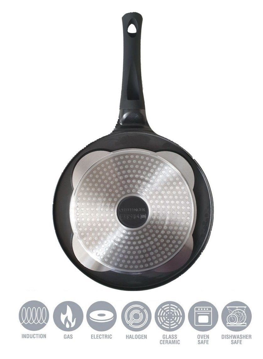 Cheffinger Crêpepfanne Pfannkuchen Spiegelei Pfanne Alu-Guss Ø26cm Induktion Cheffinger, Material: Aluminium