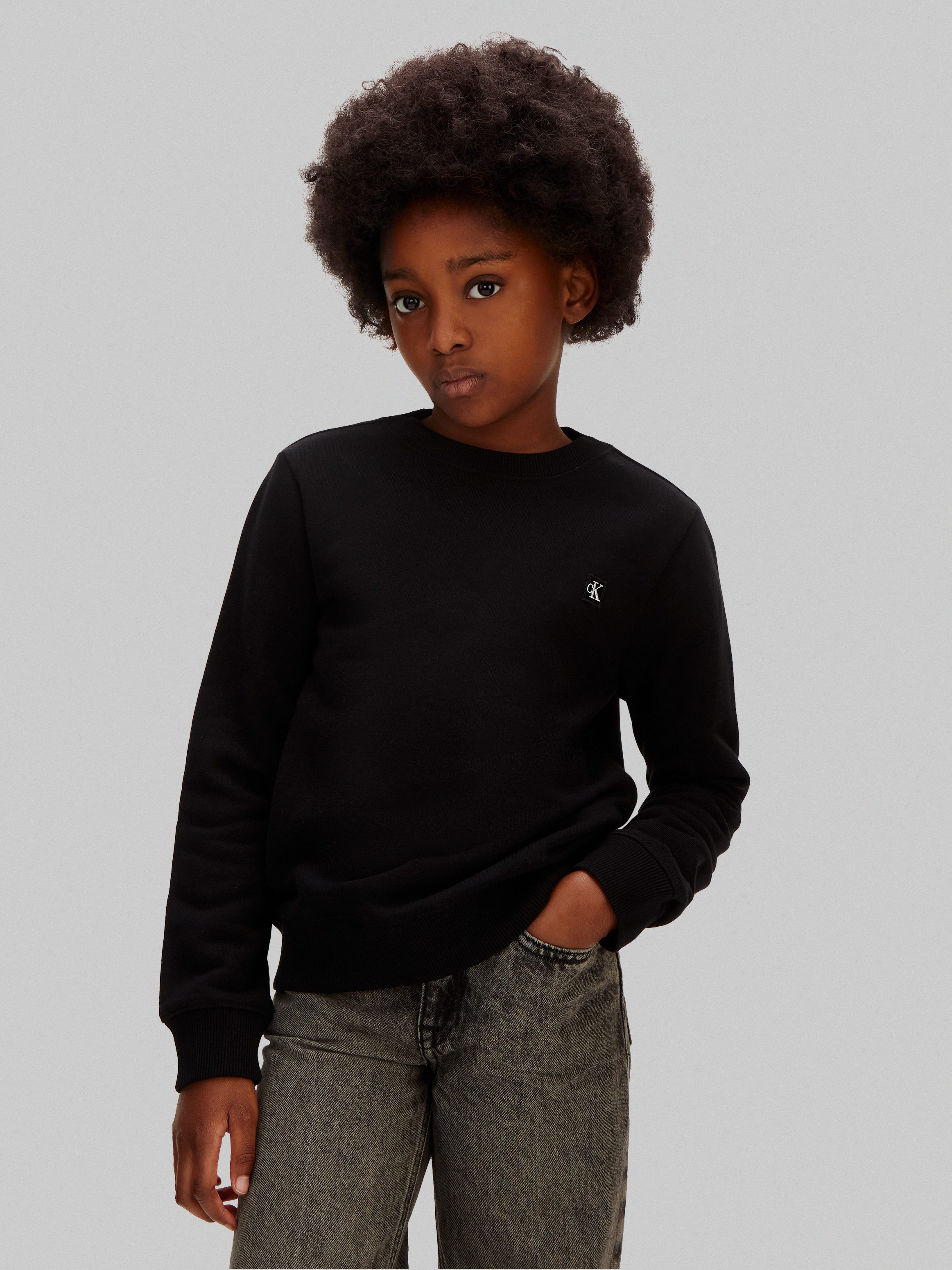 Calvin Klein Jeans Sweatshirt MINI BADGE Regular fit für Kinder