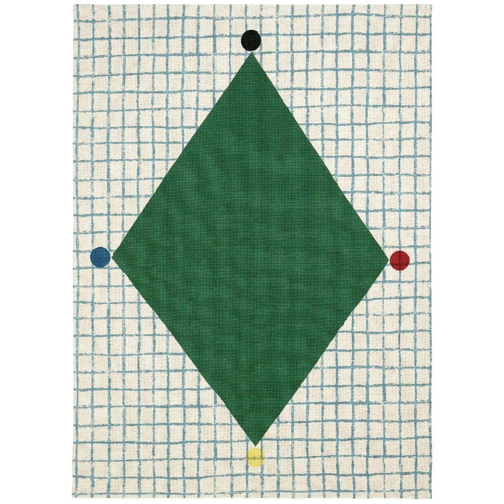 Kalendi Cotton-Red-Green (2-teilig) Geschirrtücher (43x60cm) & Losange Geschirrtuch Marimekko