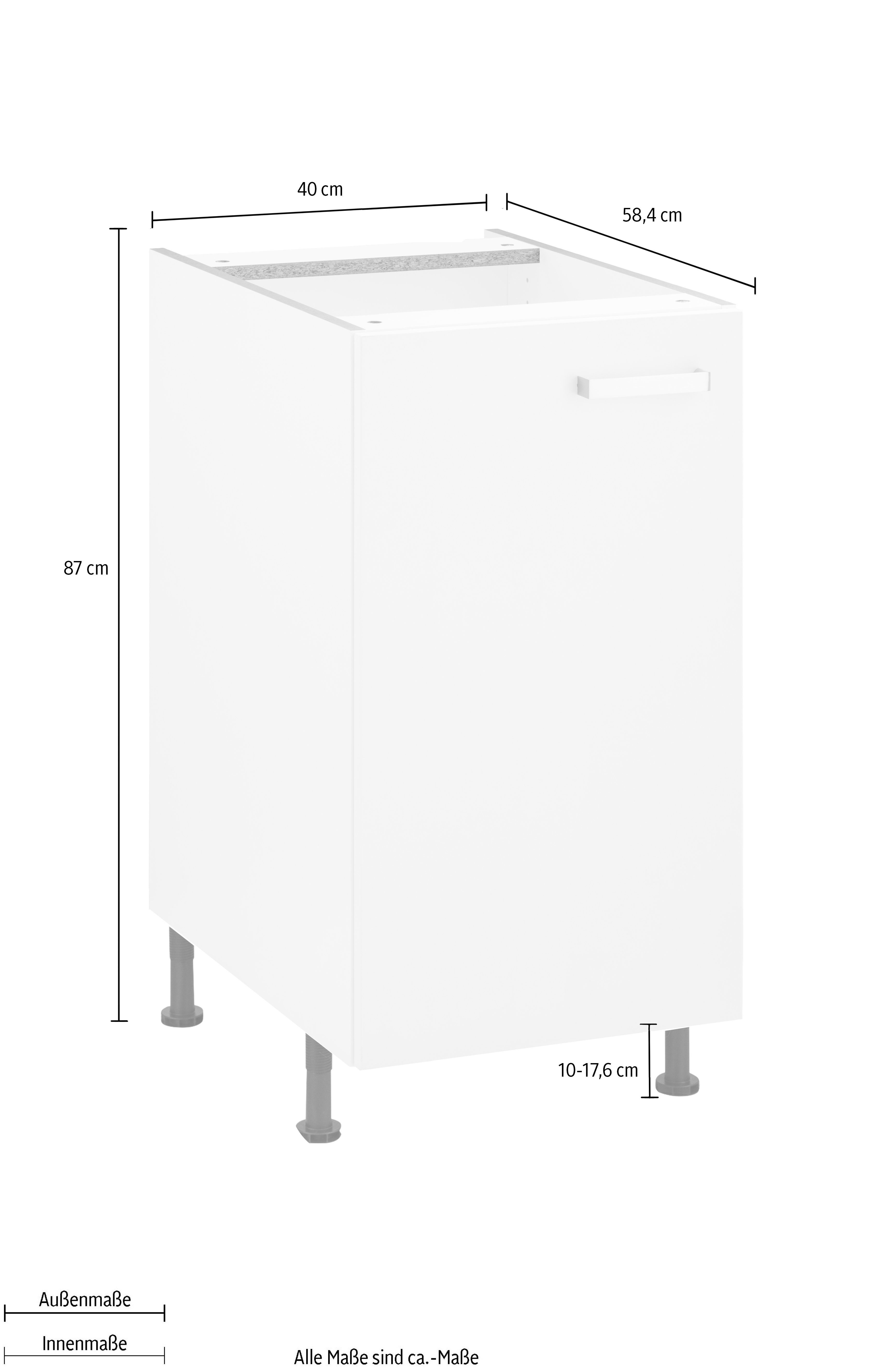 OPTIFIT Unterschrank "Parma", Breite 40 cm günstig online kaufen