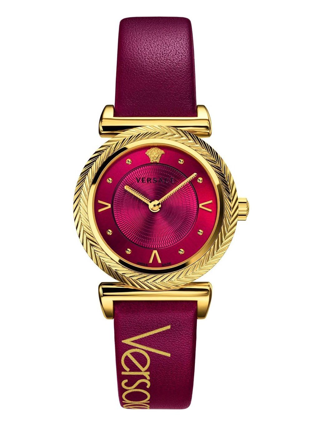 Versace Schweizer Uhr Damen Uhr V-Motiv VERE00418 Neu, exklusive Optik