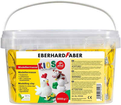 Eberhard Faber Modelliermasse EFA PLAST classic Kids - 3kg weiß im Eimer