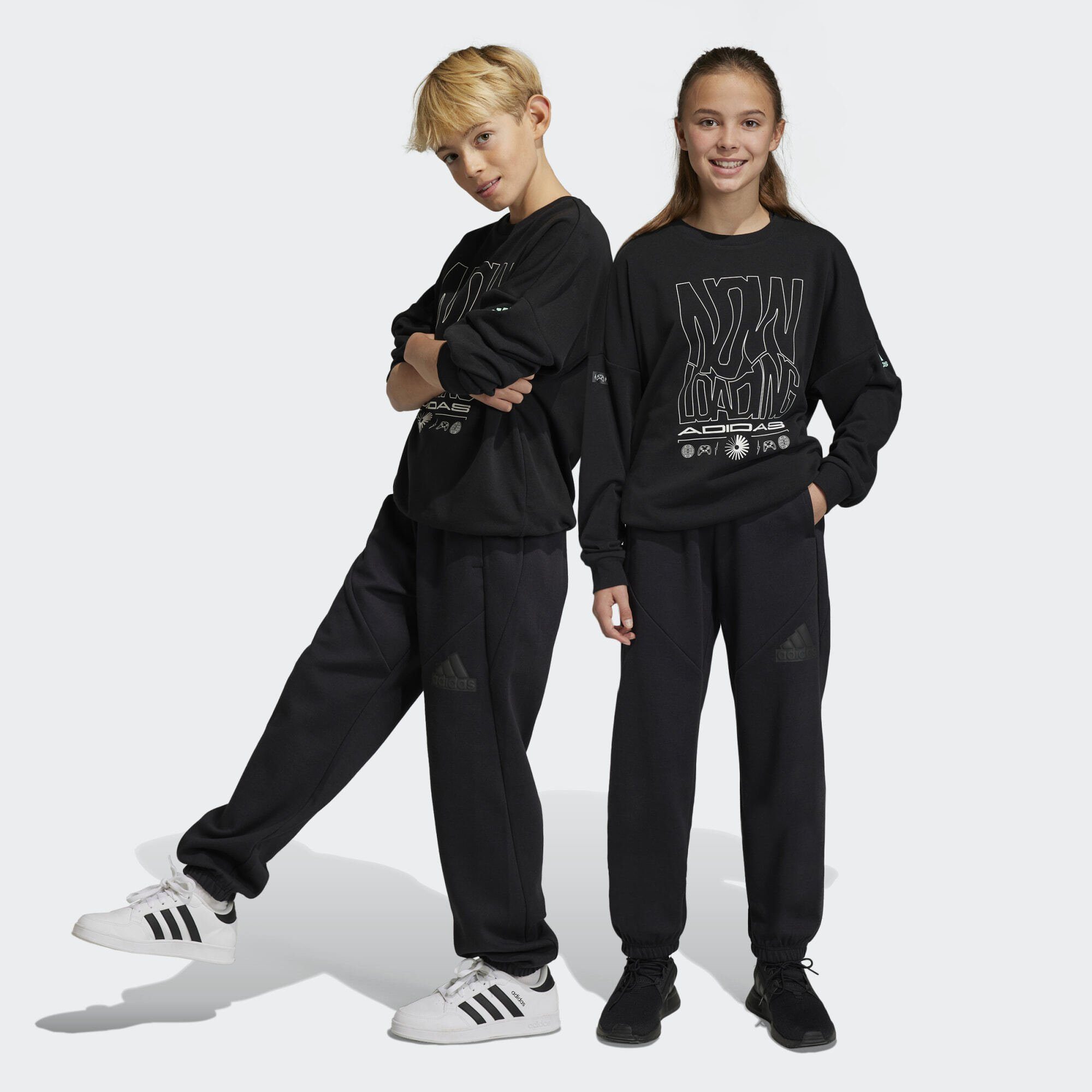 adidas Sportswear ICONS / Black LOGO Jogginghose HOSE FUTURE Black