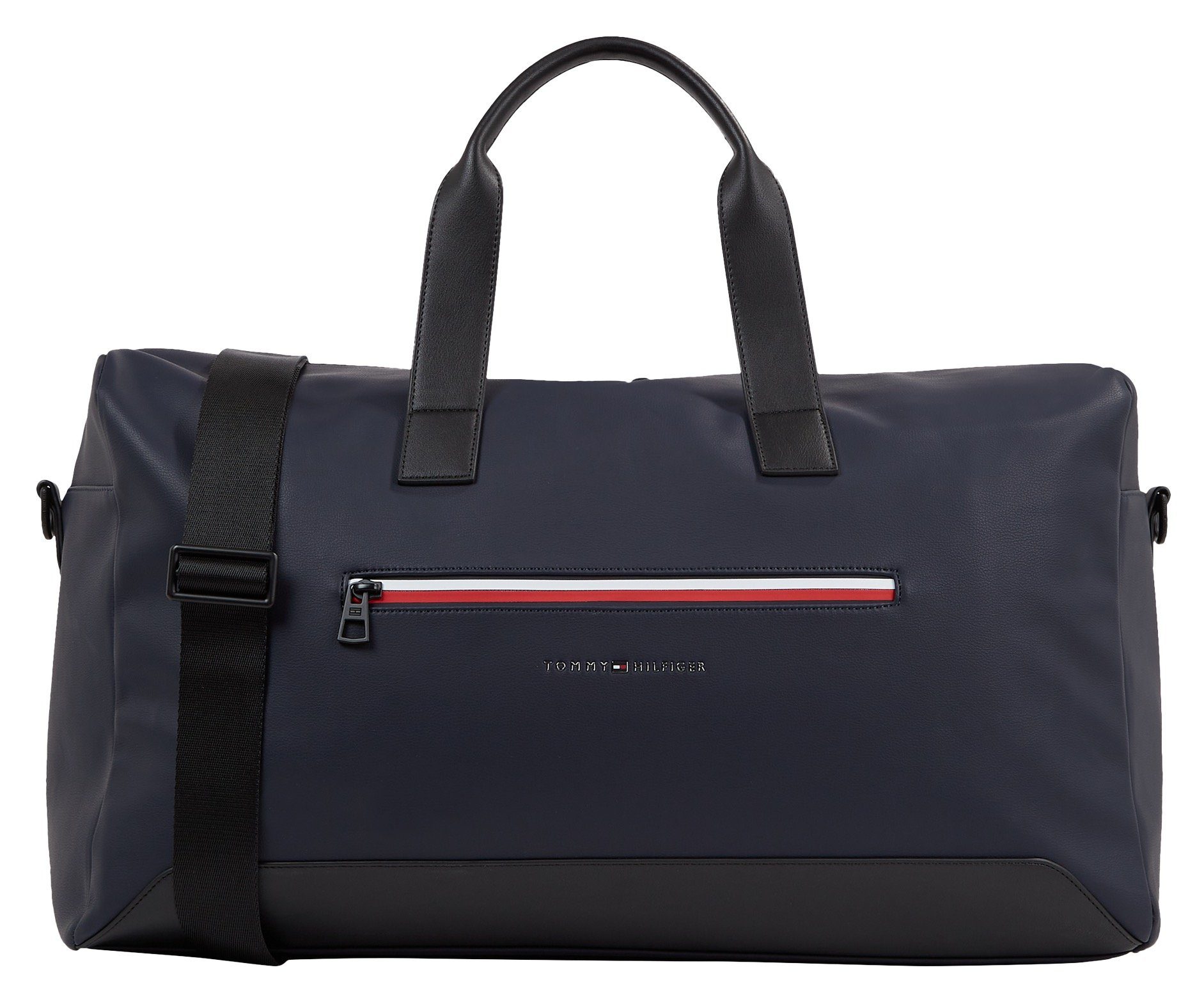 Tommy Hilfiger Weekender TH ESS CORP DUFFLE, mit abnehmbaren Umhängeriemen