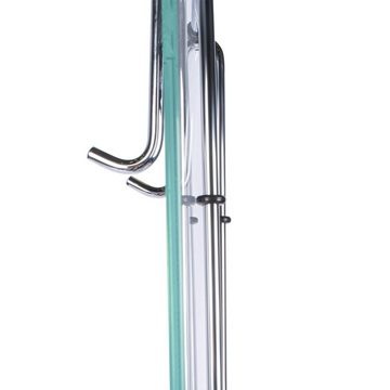 Schulte Duschkorb Duschablage 3 Etagen für Duschwände mit einer Glasstärke bis 10 mm, inkl. Halter für Duschabzieher und Handtuch