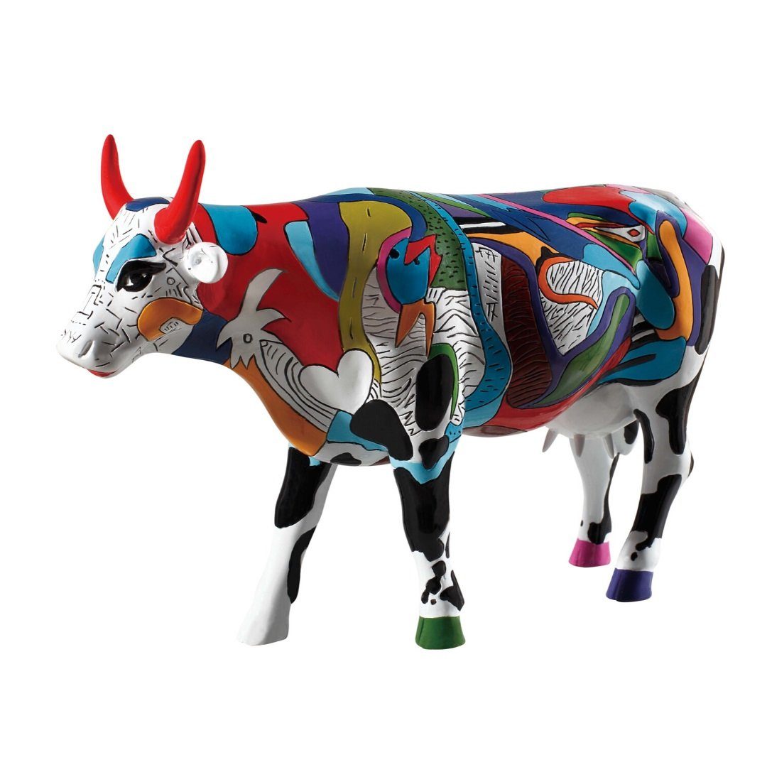 CowParade Dekofigur Kuh Ziv's Udderly Cowparade Cow Cool - Large
