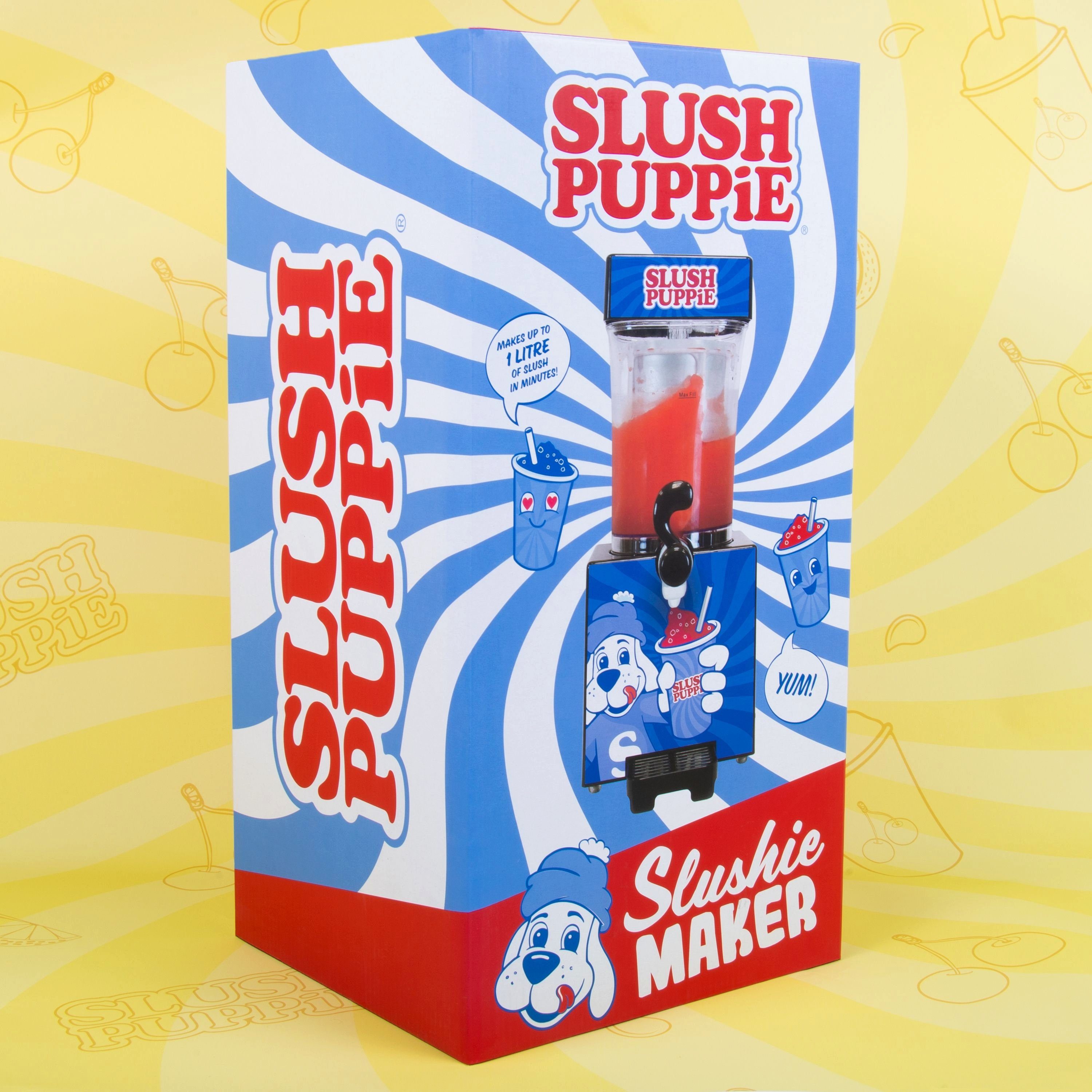 Fizz creations Eismaschine Slush Puppie Maschine, 1,00 l, Slushie Maker im Retro Design