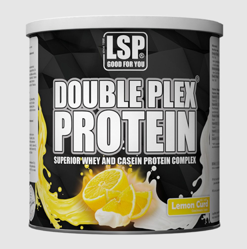 LSP DOUBLE PLEX® (750g), Whey Casein Protein Eiweiß Pulver, 1 er Nahrungsergänzungsmittel à 1,00 St., 750 g, 1:1-Mischung aus Whey und Casein Time-Release-Protein-Formula