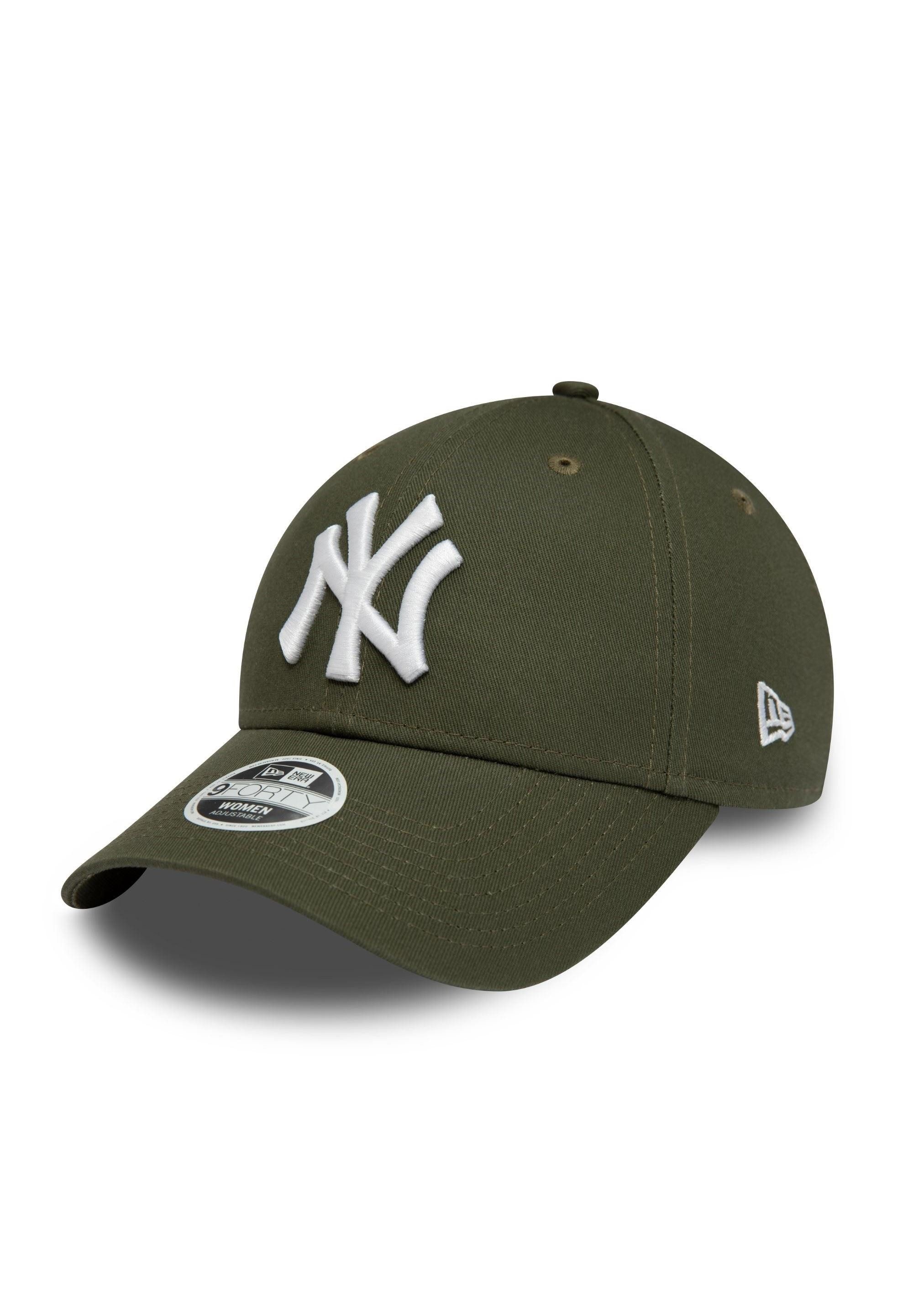 New Era Baseball Cap New York Yankees MLB League Essential Olive 9Forty Adjustable Women Ca (1-St)