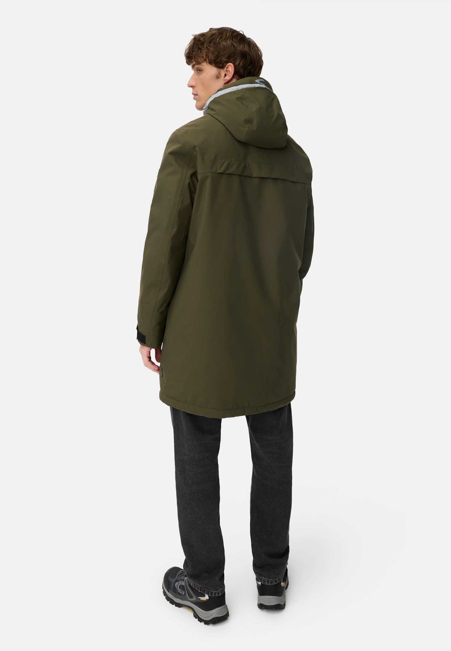 camel active Funktionsparka mit Kapuze Langarm Kapuze günstig online kaufen