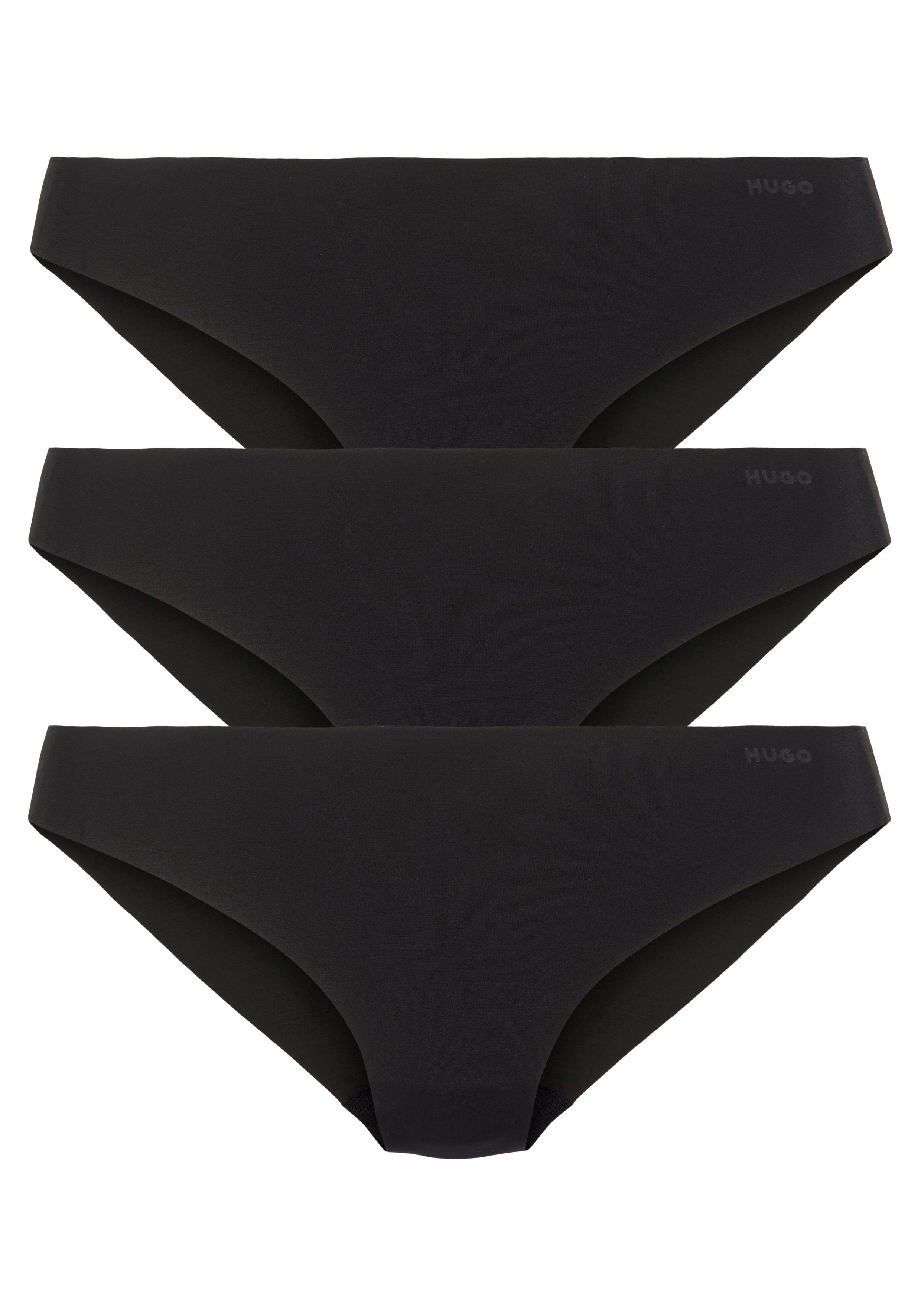 HUGO Slip TRIPLET BRIEF C.CUT (Packung) Black | Klassische Slips