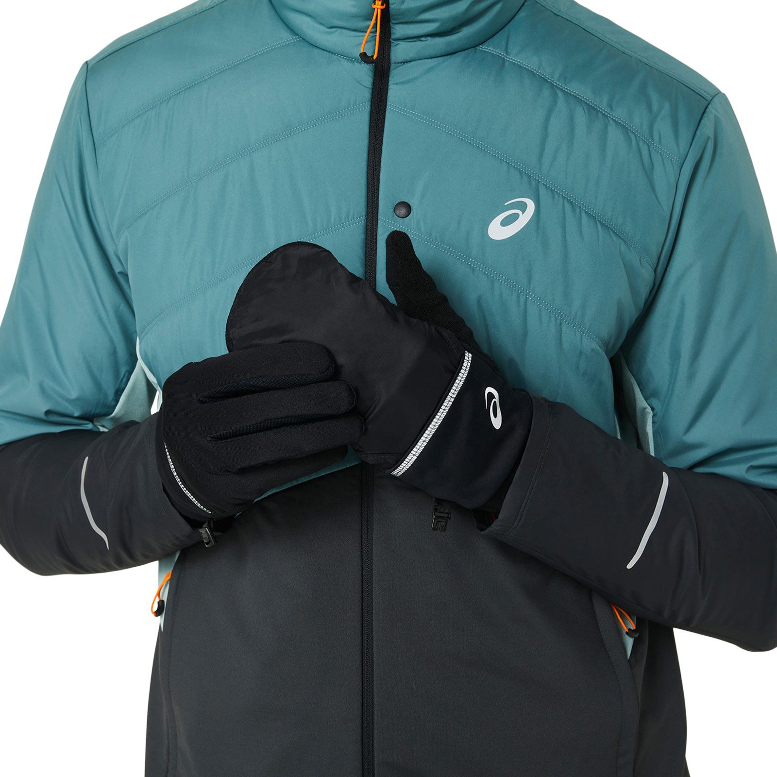 Asics Laufhandschuhe Wind-Block Running Gloves 3013A901-001 unverzichtbar für jeden Sportler