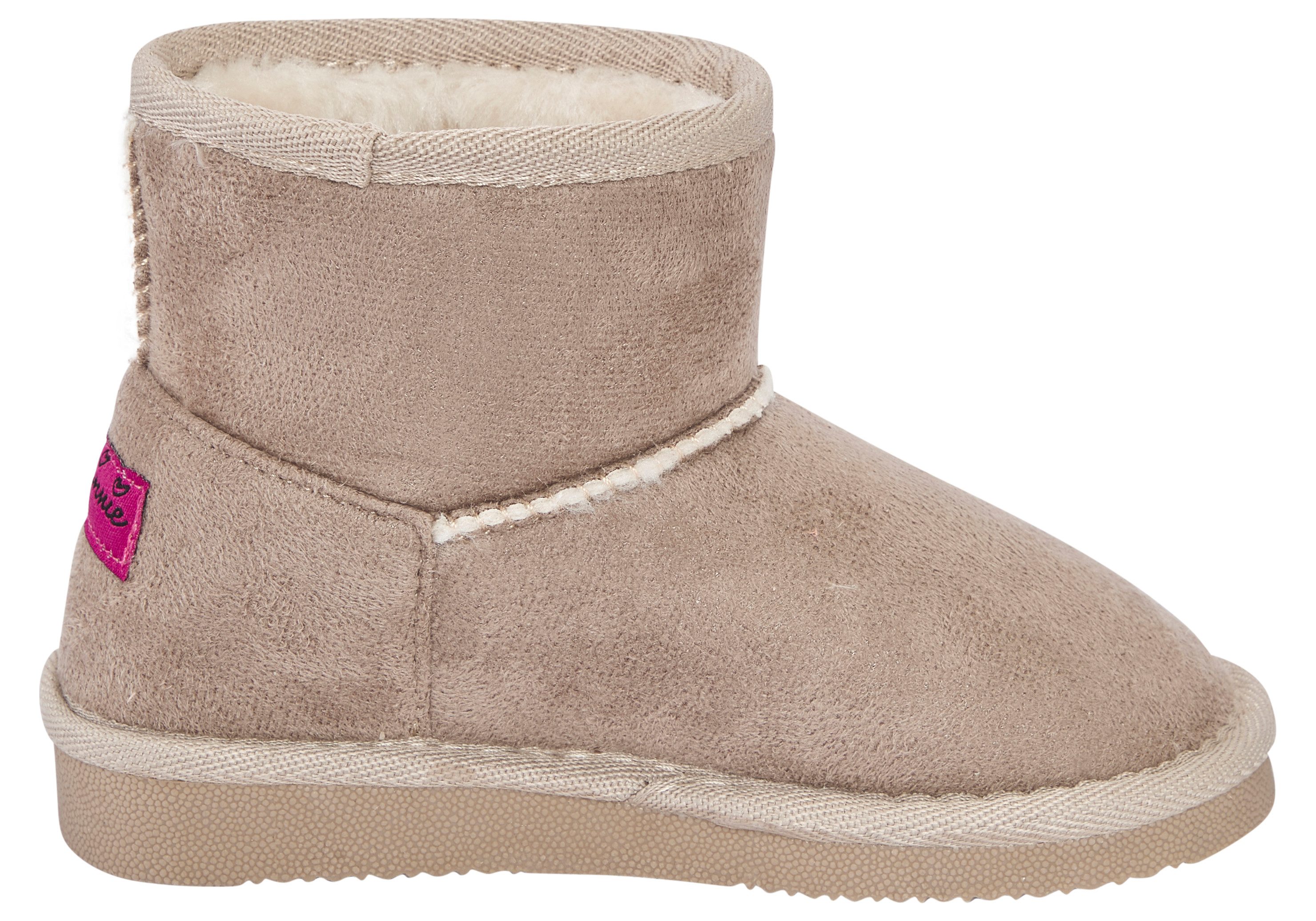 Disney MINNIE Schlupfboots (für Kinder) Winterschuhe, Winterboots, Snowboots, Schlupfstiefel, gefüttert