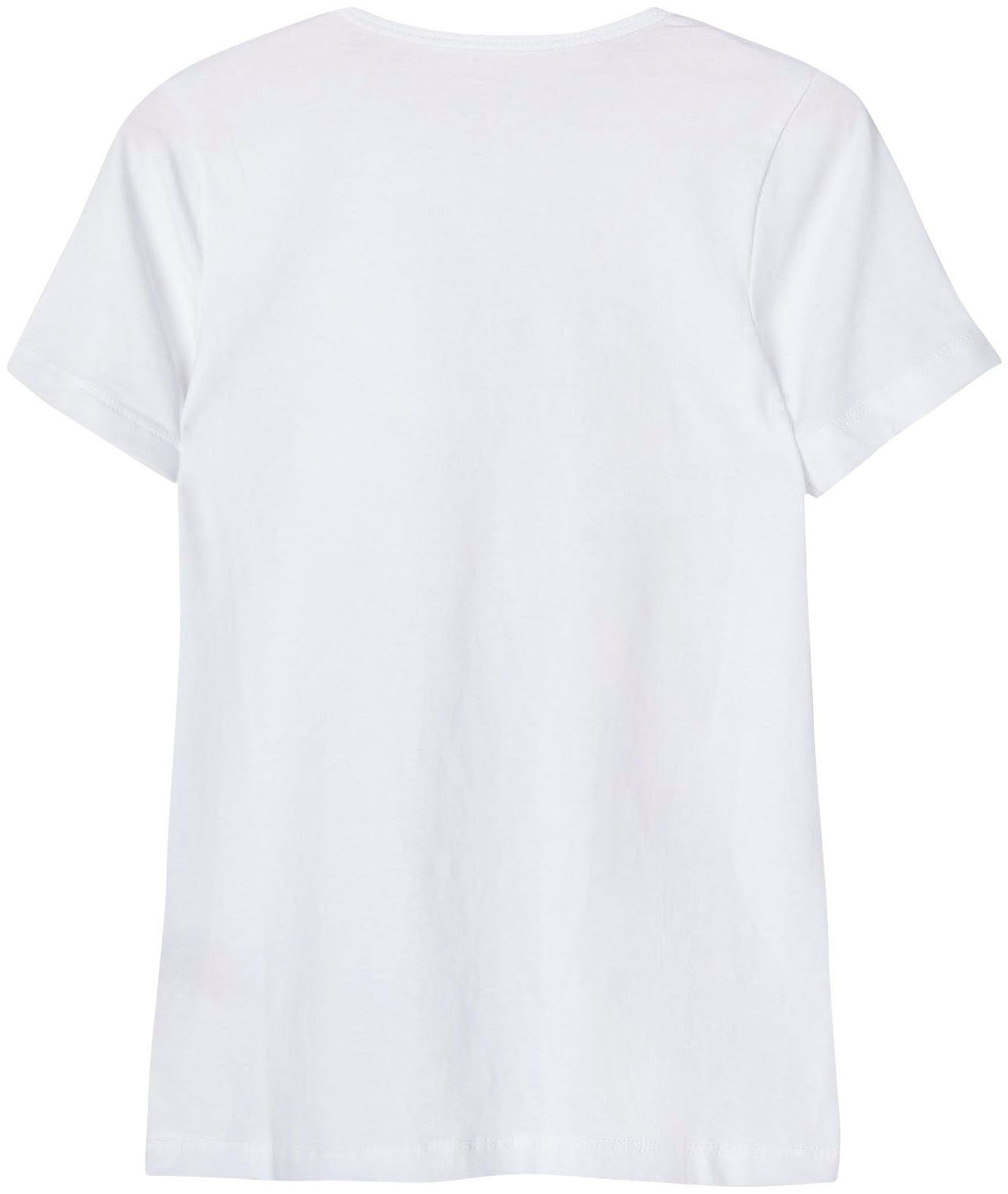 Name It T-Shirt NKMT-SHIRT – T-Shirt im 2er-Pack mit Rundhals (2-tlg., 2er-Pack) unifarben, casual, slim fit, Jersey, Rundhals