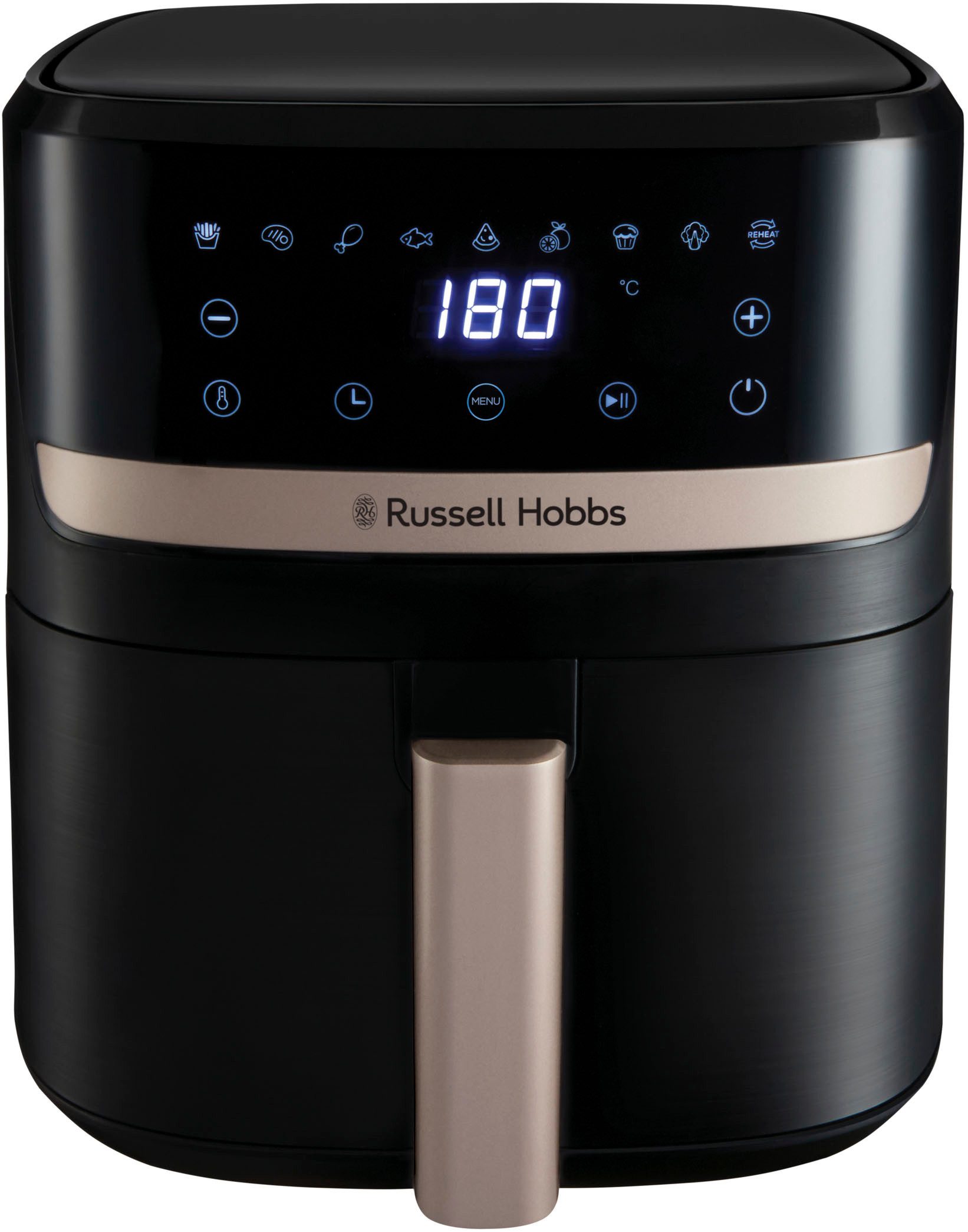 RUSSELL HOBBS Heißluftfritteuse 27620-56 SatisFry, 1650 W, Airfryer–wenig oder kein Öl erforderlich, 9 Programme, 5,5 L