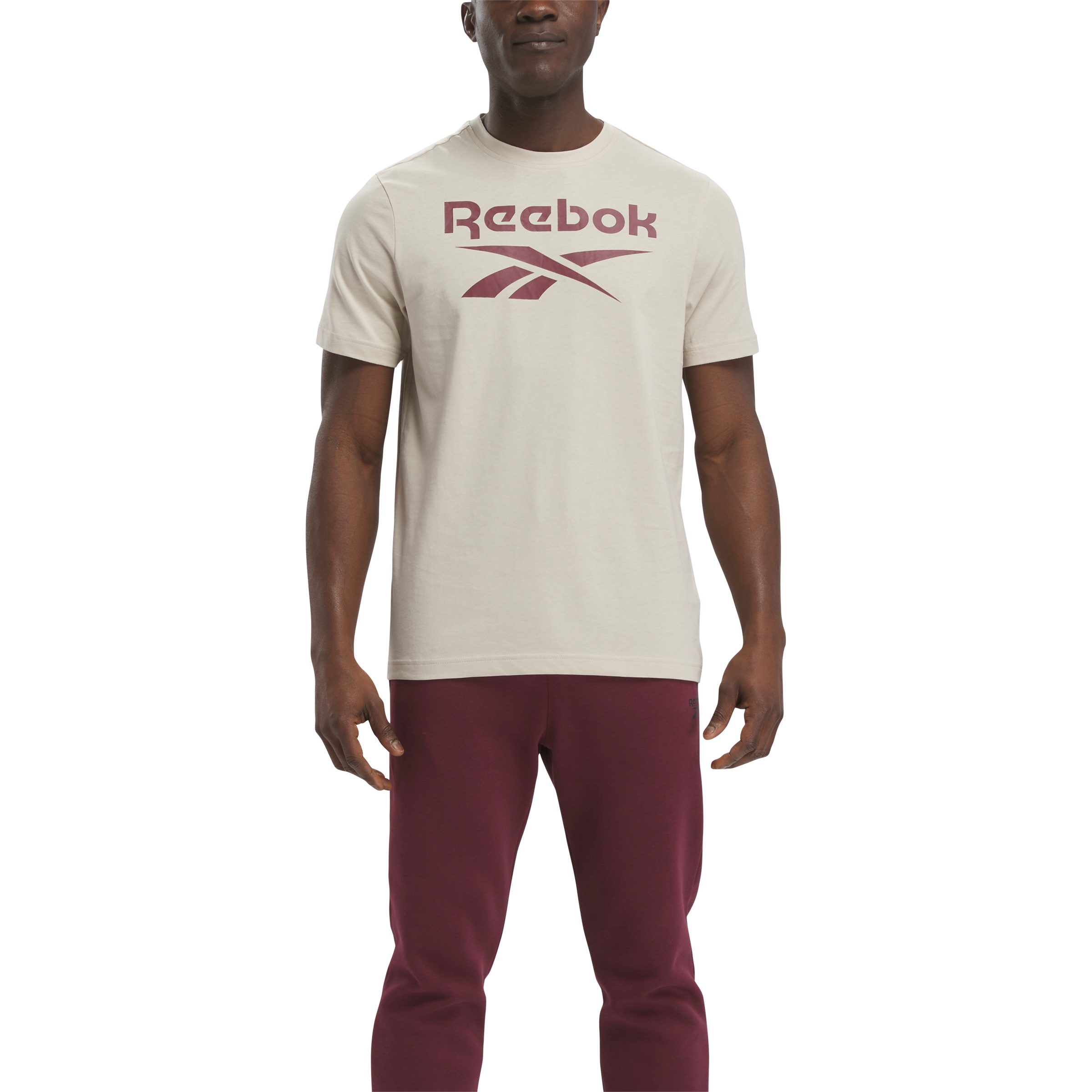 stucco Logo T-Shirt Reebok Stacked Big RI