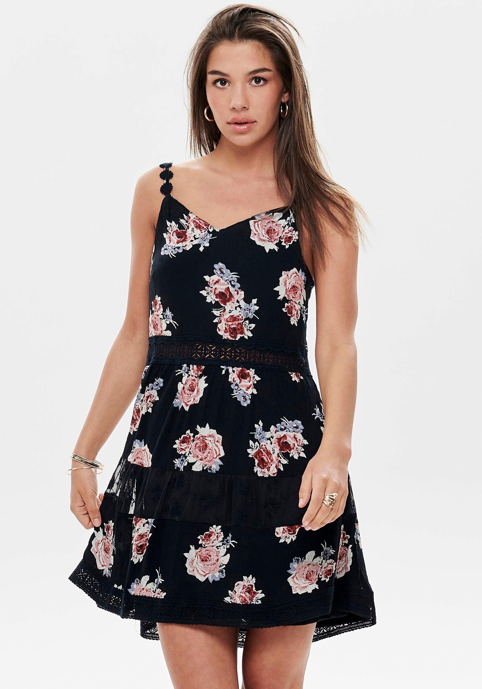 Trägerkleid ONLKARMEN ANNE LIFE S/L DRESS WVN NOOS