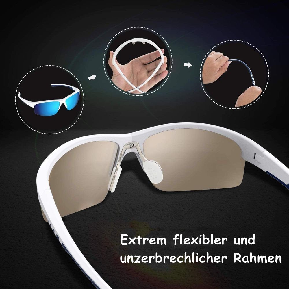 Schneebrille, Elegear Fahrradbrille Blendschutz Anti-Beschlag (für UV Schutz400), Sport,