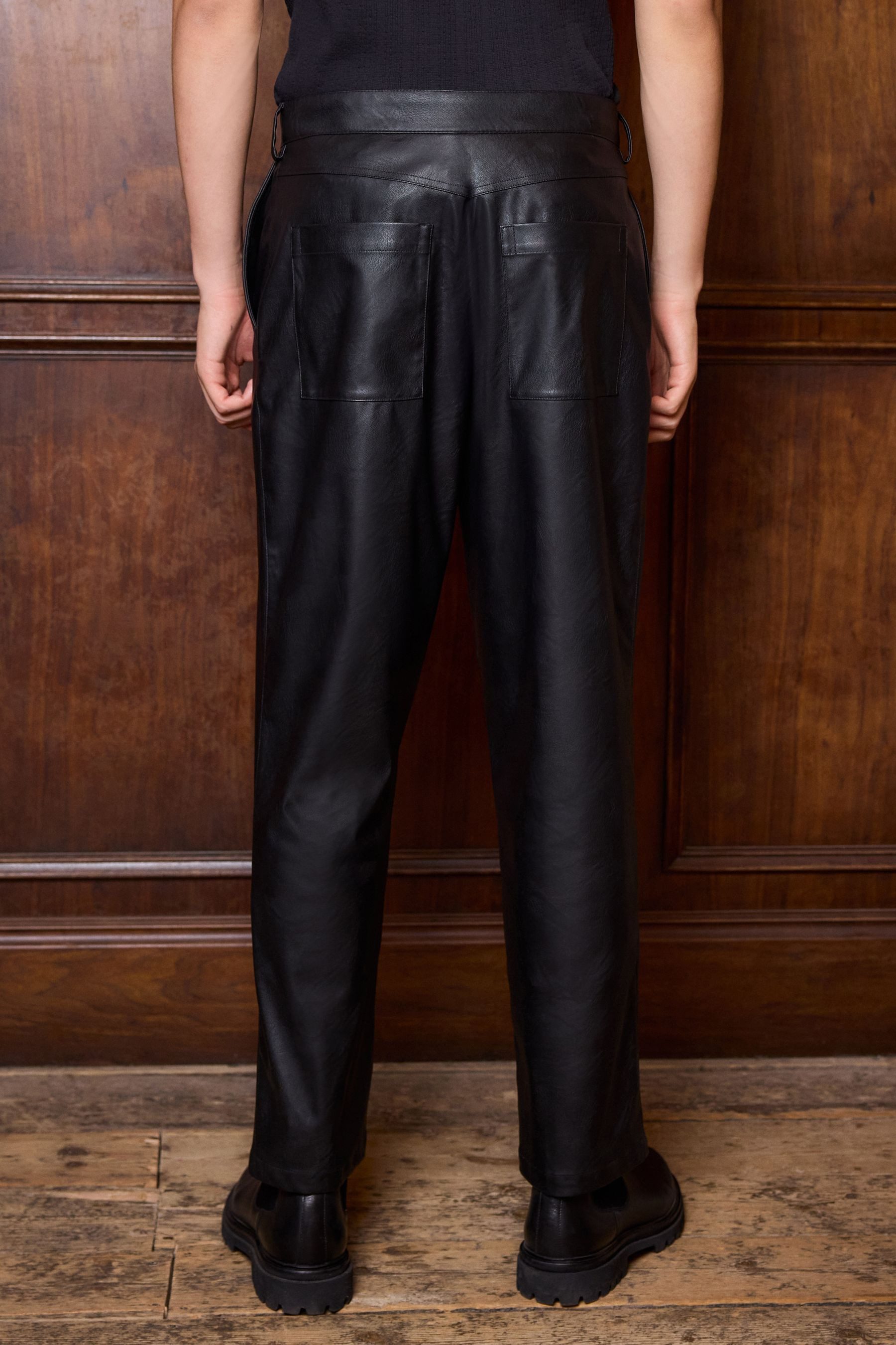 Next Lederimitathose Edit Kunstlederhose (1-tlg) günstig online kaufen