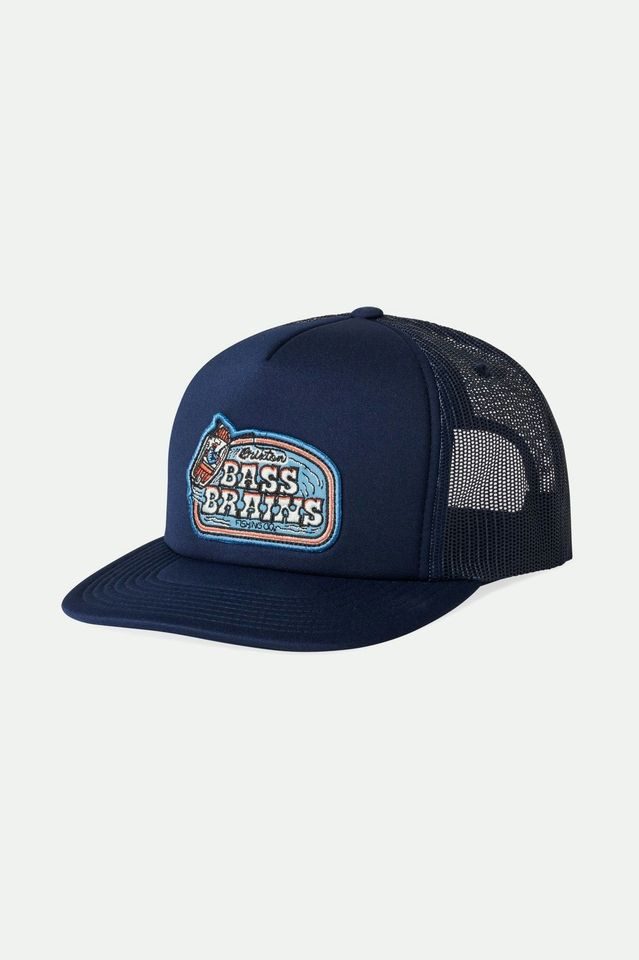 Trucker Cap - Snapback Cap - Cap - BASS BRAINS BOAT HP TRUCKER HA