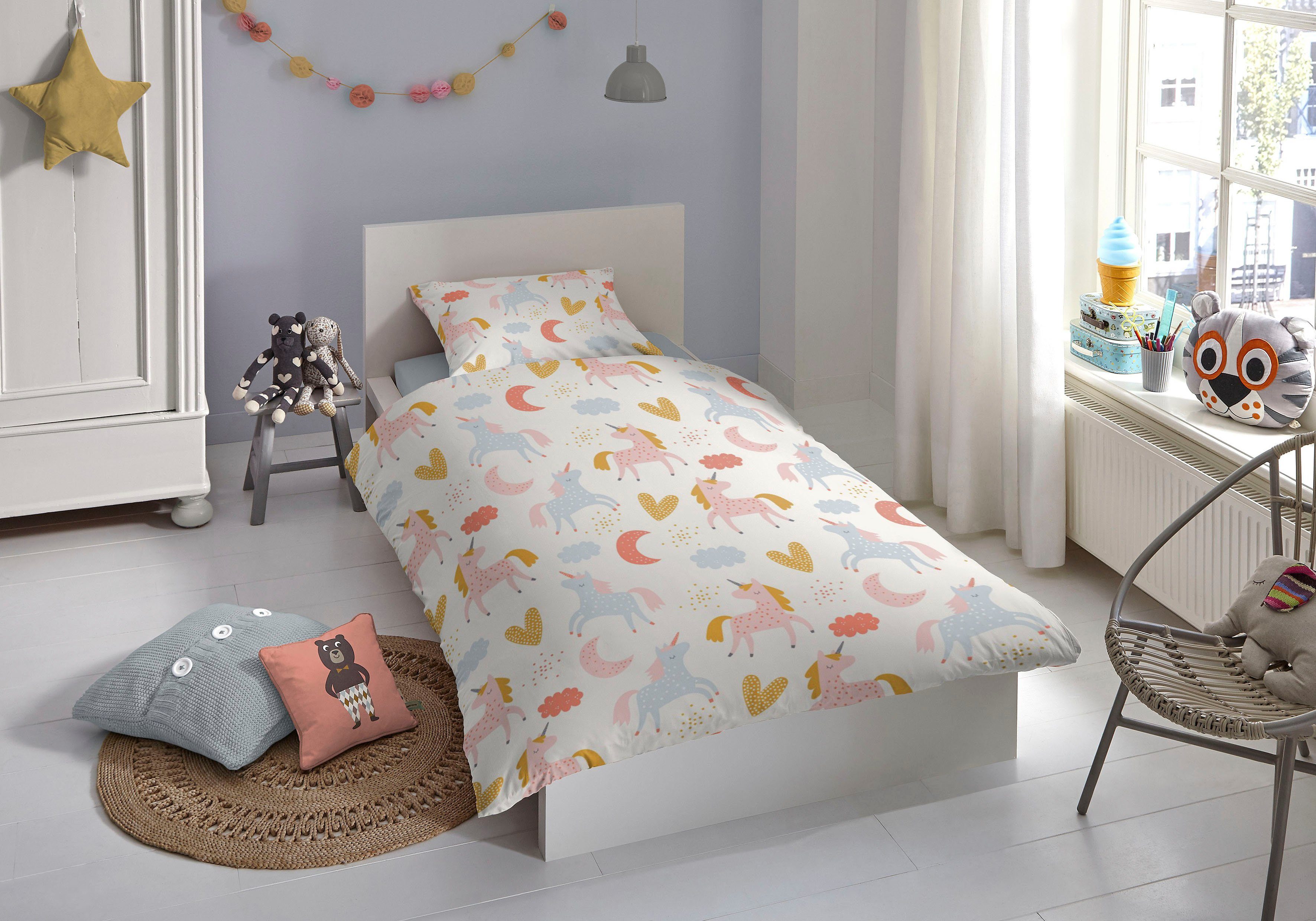 good morning Babybettwäsche Unilove, Renforcé, 2 günstig online kaufen