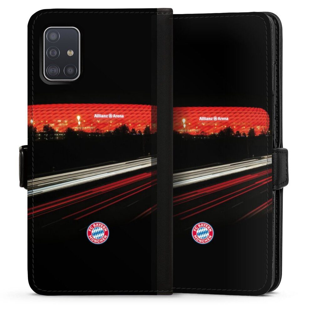 DeinDesign Handyhülle FC Bayern München FCB Stadion FC Bayern München Allianz Arena, Samsung Galaxy A51 Hülle Handy Flip Case Wallet Cover