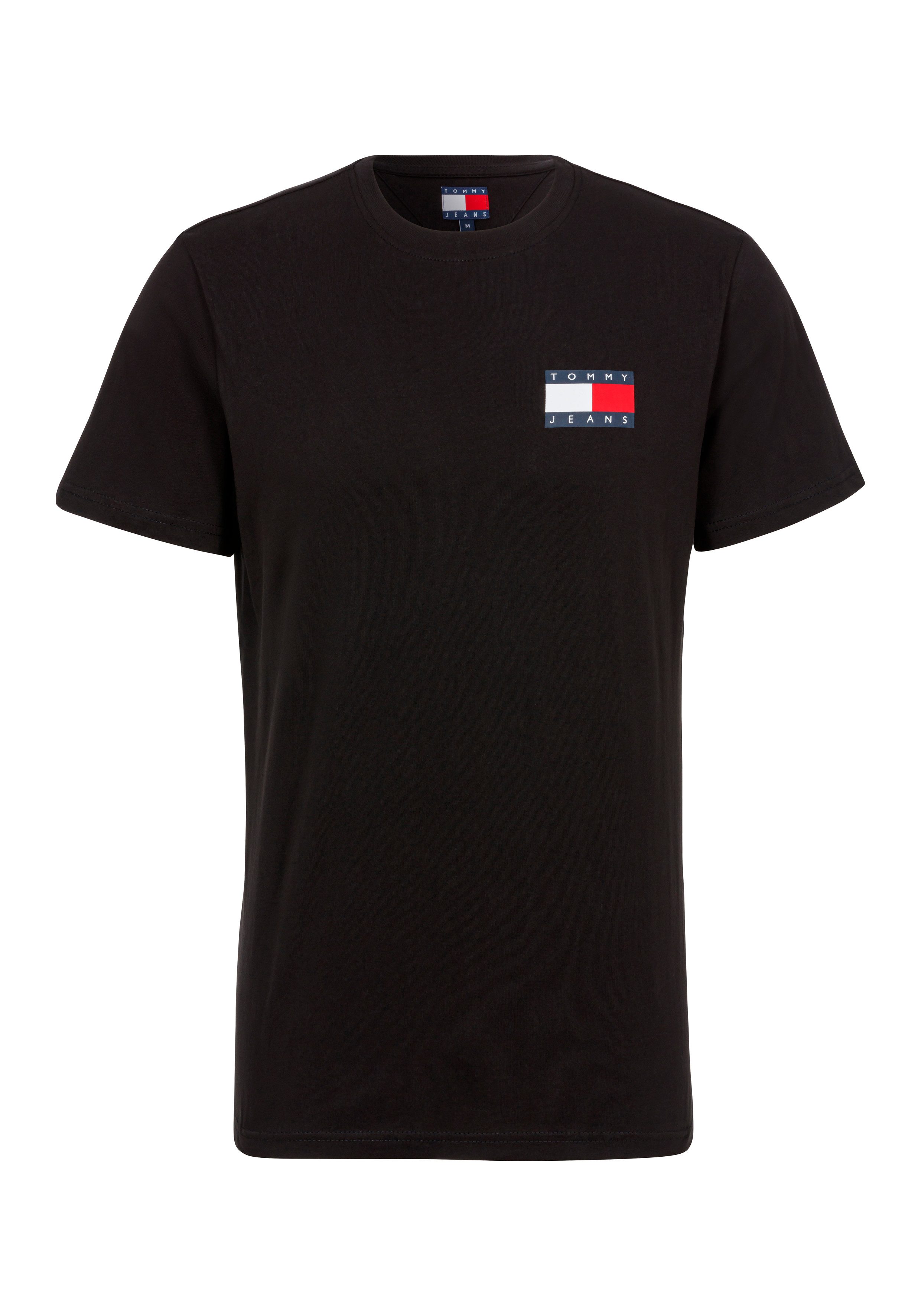 Tommy Jeans T-Shirt TJM SLIM FIT ESSENTIAL FLAG mit Rundhalsausschnitt – Bild 5 von 5