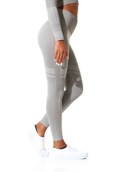 Stark Soul® Highwaist Leggings High Waist mit breitem elastischen Bund