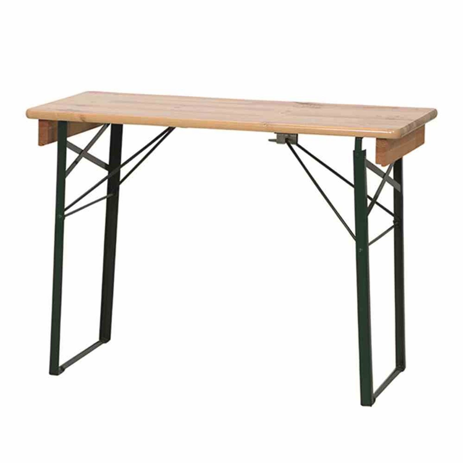 Fun Star Bierzeltgarnitur Festzeltgarnitur 110 cm ohne Rückenlehne 3-teilig, Tisch 50 cm Breite