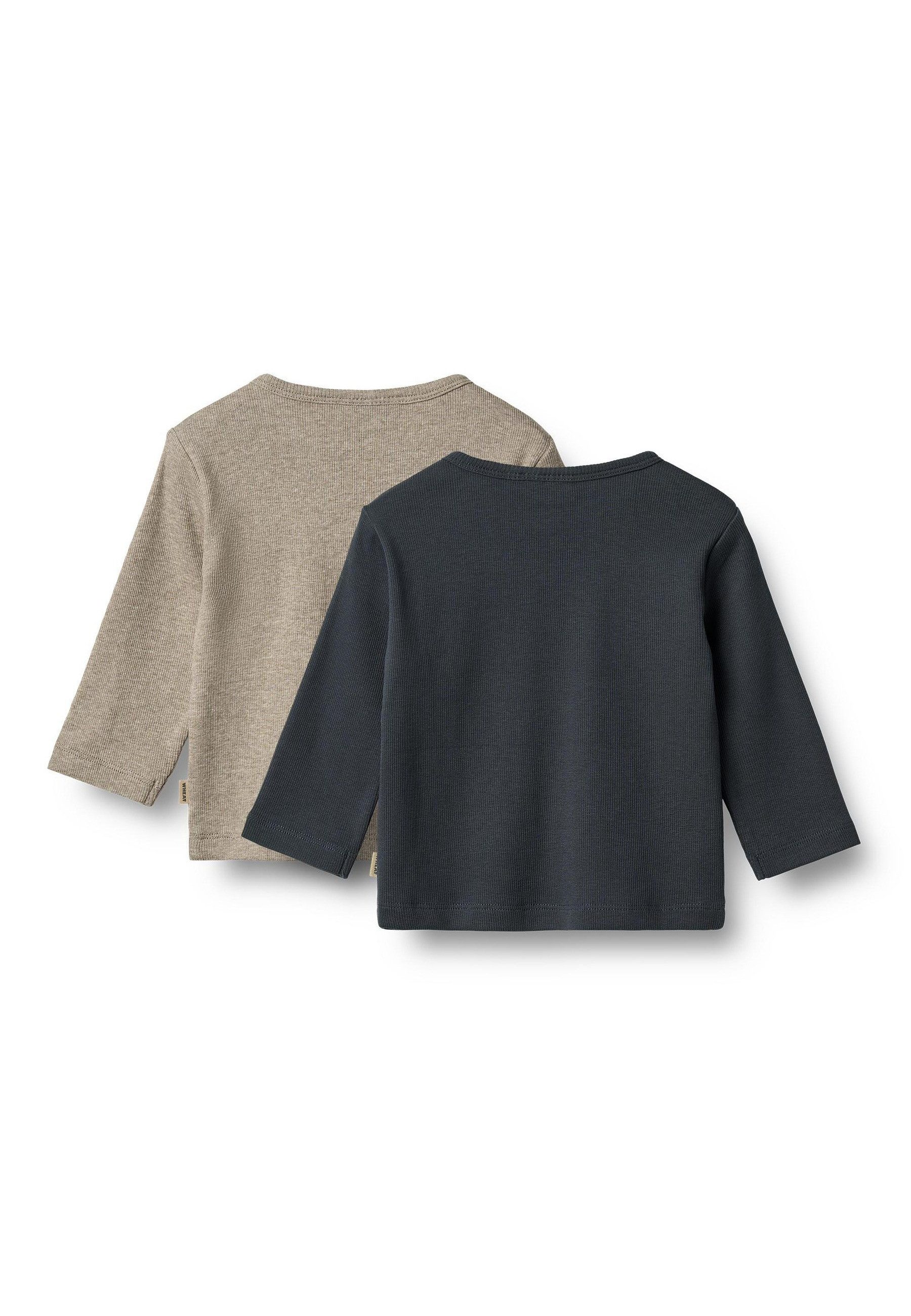WHEAT Longsleeve WHEAT 2 Rib T-Shirt L/S Milo (1-tlg)